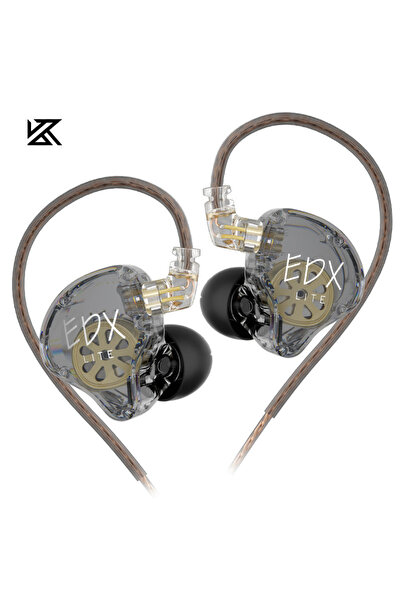 Choice Gray No Mic Original KZ EDX Lite HIFI Bass Earphones Stereo Music Earb...
