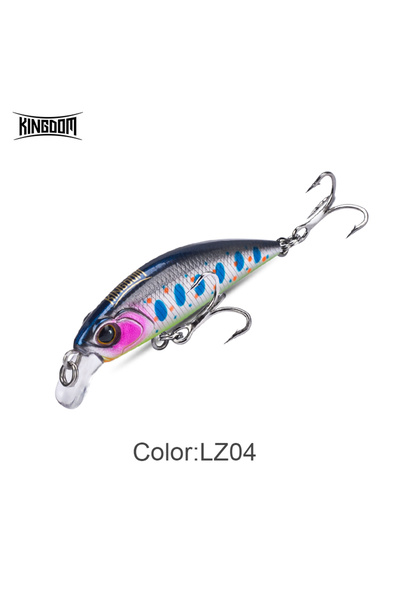Choice4 KINGDOM 60mm 7g SILENT 0502-LZ04 Kingdom Vibrate Sinking Minnow Lures...