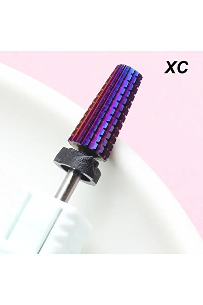 Choice4 XXF Professional 5 In 1 Purple Tungsten Steel Nail Milling Drill Bits...