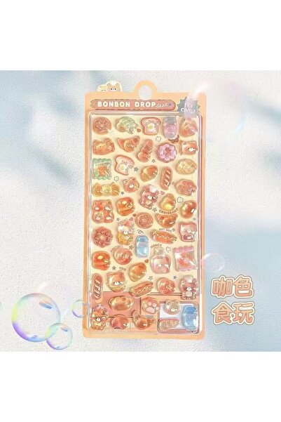 Choice4 1PCS Cartoon @3D Relief Drop Stickers Cute Animals Candy Ghost Scrapb...