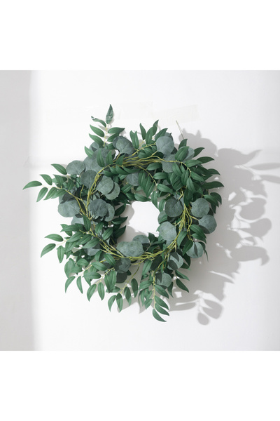 Choice 1pc A 200cm Artificial Eucalyptus Vine Silk Willow Leafs Long Wall Han...