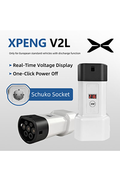 Choice5 Type2 V2L for XPENG EVqiaoyi Type2 V2L Adapter with Schuko Socket One...