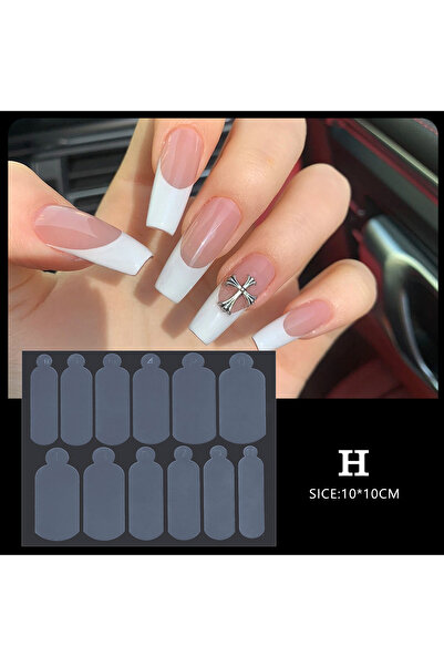 Choice1 H 12pcs Manicure Paper Matte Paperless Tray Auxiliary For Nail Art De...
