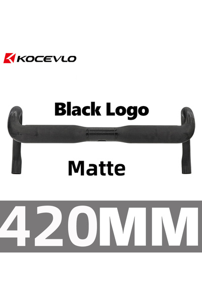 Choice Black 420mm matte Kocevlo SL Road Carbon handlebar ultra light 150g Co...