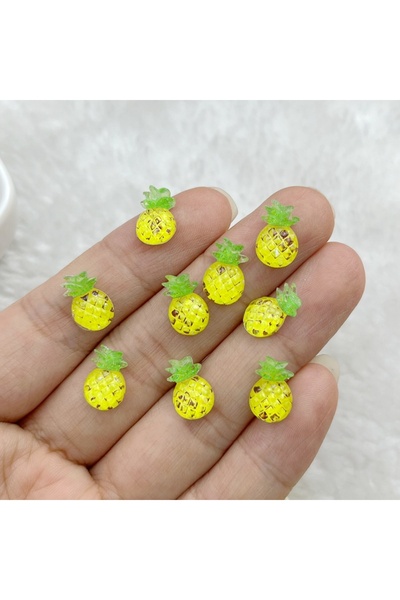 Choice6 D 50Pcs New Cute 7-11mm Mini Strawberry, Cherry, Grape, Watermelon Se...