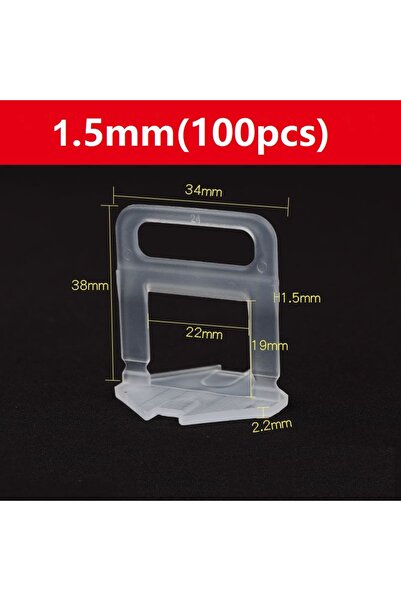 Choice3 1.5mm 100pcs Tile Leveling System with Tile Plier - 100-Piece Tile Sp...