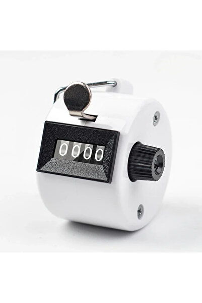 Choice5 WHITE Handheld 4 Digital Tally Counter Mechanical Manual Palm Clicker...