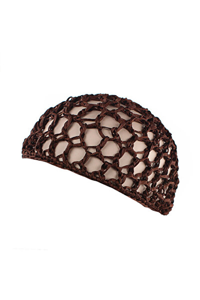 Choice6 Size fits all coffee New Women's Mesh Hair Net Black Wig Caps handmad...