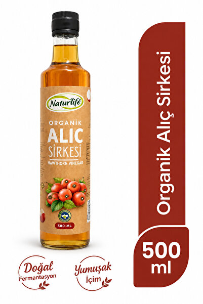 sultanbahçe Organik Alıç Sirkesi 500 ml – Doğal Fermantasyon