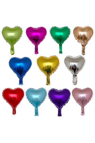 Choice 5inch random mix heart 50pcs 5inch Foil Star Balloons Heart balloon We...