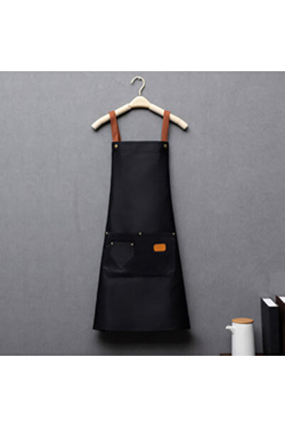 Choice OneSize Black Kitchen Apron Waterproof Cross Adjustable Webbing Restau...
