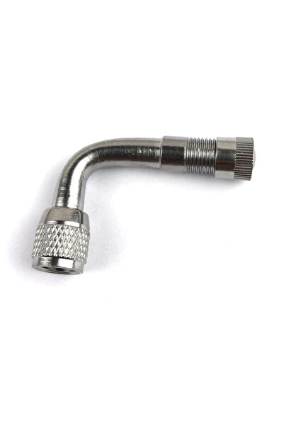 Choice4 Silver 90 degrees 45/90/135 Degree Angle Brass Auto Air Tyre Valve Ex...