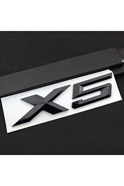 Choice 2015-2024 Glossy Black X5 3d ABS Adhesive Matte Black Chrome Letter Fo...