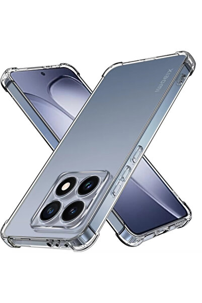 Choice3 Xiaomi 13T Clear Transparent Shockproof Silicone Soft Case For Mi 15 ...