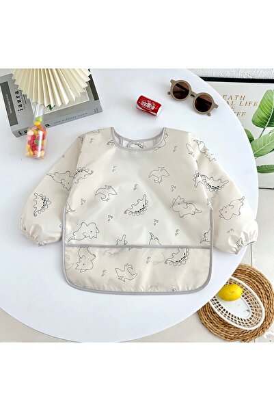 Choice1 0-3year style 2 Waterproof Full Sleeve Baby Bibs Children Apron Long ...