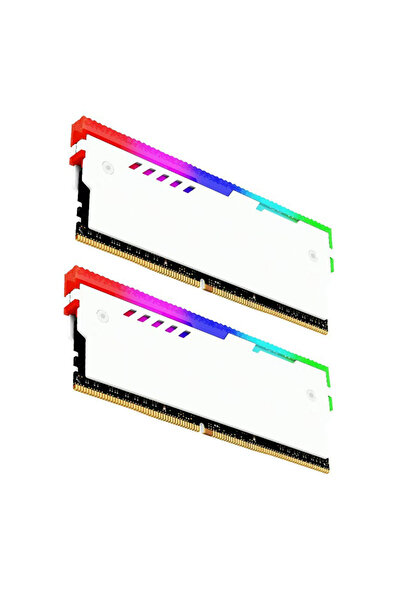 Choice3 06WHITE قطعتان مشتت حراري لذاكرة الوصول العشوائي (RAM) لأجهزة الكمبيو...