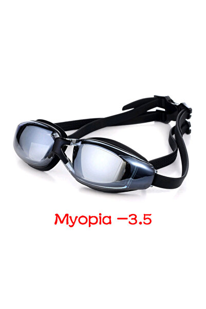 Choice9 Black MYOPIA -3.5 Adults Myopia Swimming Goggles for Men & Women UV S...