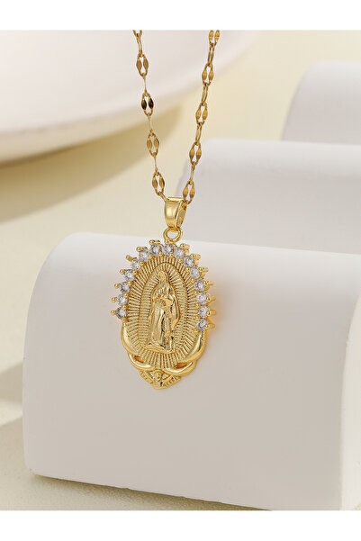 Choice TP-04194-02 Luxury Gold Plated Multicolor CZ Pendant Necklace, Elegant...
