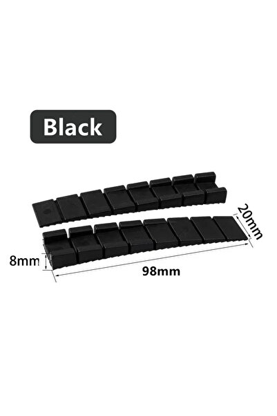 Choice Black-10pcs New 10Pcs Furniture Plastic Shims For Leveling Weight Capa...