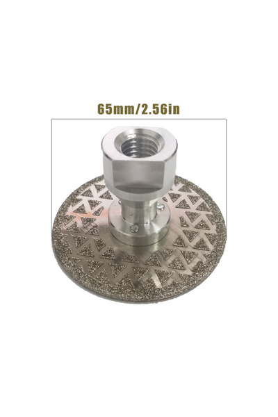 Choice 65mm 1pc M14 Vacuum Brazed Diamond Cutting Wheel Saw Blade Double Side...