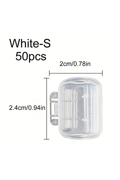 Choice White-S Ackibbik 50pcs Squid Jig Hook Protector Cover Squid Hooks Prot...