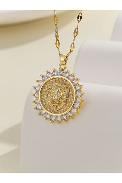 Choice TP-04195-01 Luxury Gold Plated Multicolor CZ Pendant Necklace, Elegant...