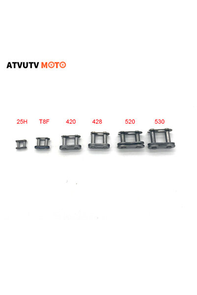 Choice 1PCS-520 1pcs 25H T8F 420 428 520 530 Motorcycle Spare Chain Link Mast...