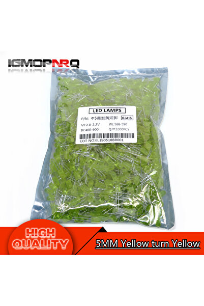 Choice5 yellow rurn yellow 1000pcs blue green red yellow white orange 5mm led...