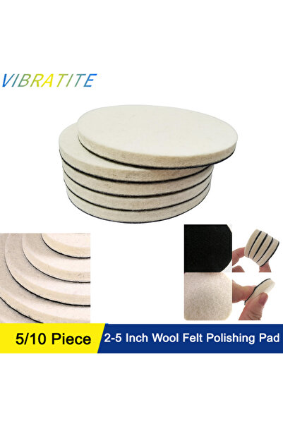 Choice3 5 Pcs 3 Inch 2-6 Inch Wool Felt Polishing Pads 5/10 Pcs Wool Buffing ...