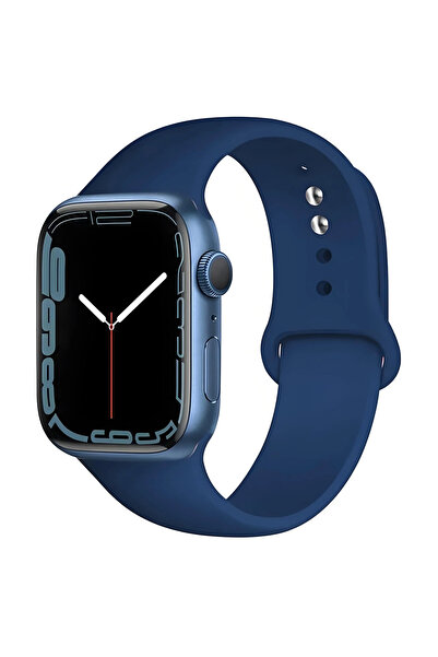 Choice13 42 44 45 49-46mm M-L 10 Dark Blue ﻿ Original Silicone Strap For Watc...