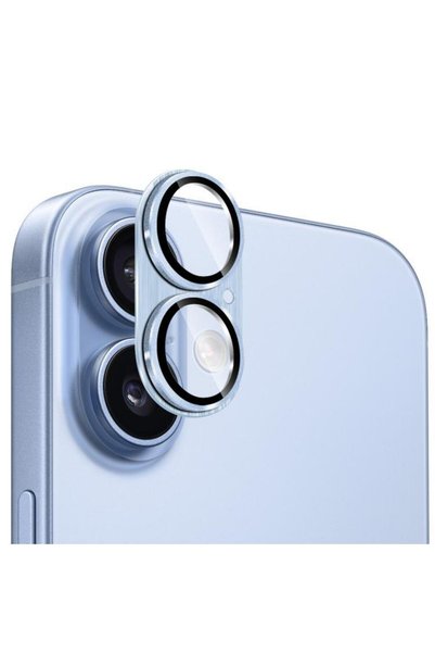 Choice For iPhone 17 Blue For IPhone 17 16 Metal Camera Protector Alloy Case ...