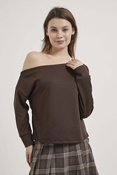 Arma Life Armalife 1249 Low Shoulder Loose Women's Blouse