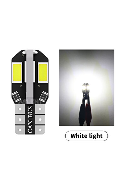 choice2 6000K White 10x W5W T10 LED CANBUS No Error 5W5 12V 5W 600Lm Super Br...