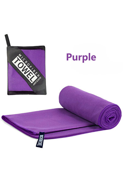 Choice19 30x30cm Purple Quick Drying Microfiber Swimming Towel Super Absorben...