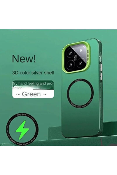 Choice Xiaomi 14T Green Luxury For Magsafe Wireless Charging Matte Frosted Ca...