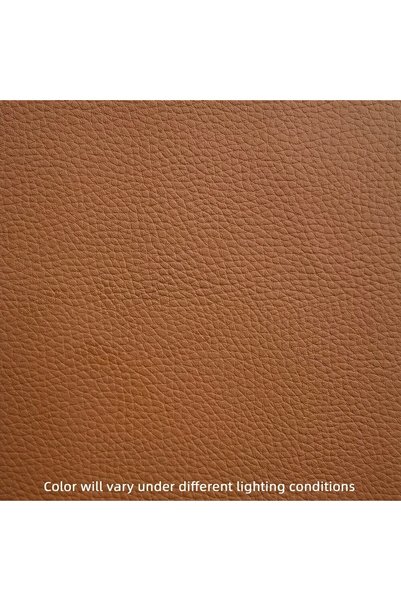 Choice 20x50cm Light Brown 0.9mm Soft Artificial Leather With Self-adhesive A...