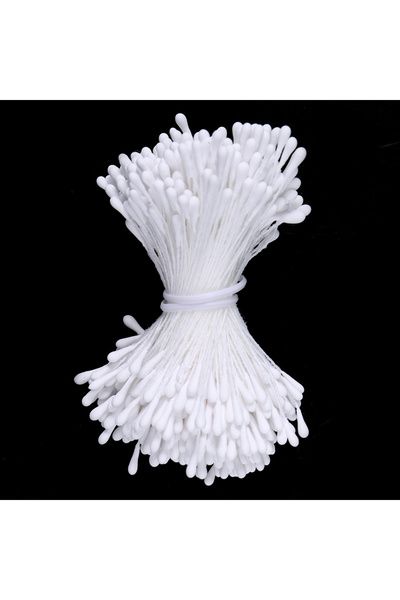 Choice White About 380-400pcs Mini Flowers Stamen Mutilcolor Artificial Flowe...