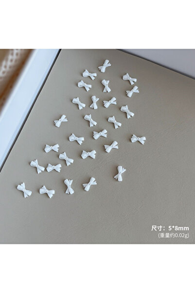 Choice1 1pcs Mini Imitation Pearl Bow Nail Art Accessories Multi Colors Sweet...