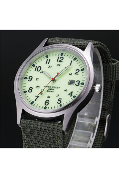 Choice fluorescent 1pc / Lot Cheap Watches For Men Fashion Nylon Band Army Sp...