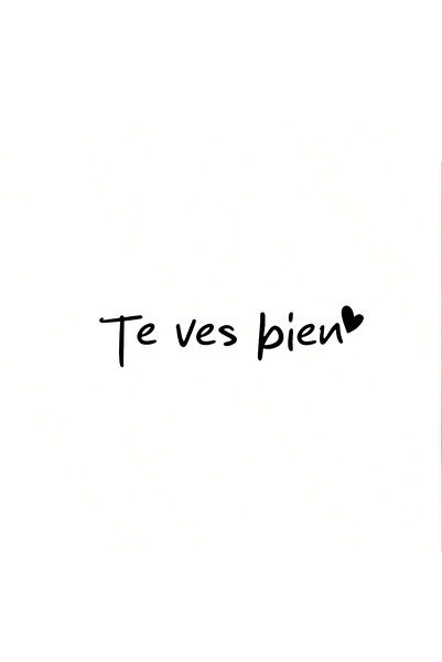 Choice3 black "Te Ves Bien" You Look Good car rearview mirror Dressing mirror...