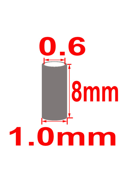 Choice 1.0x8mm 100pcs Simpleyi 100pcs/Lot Round Copper Fishing Line Aluminum ...