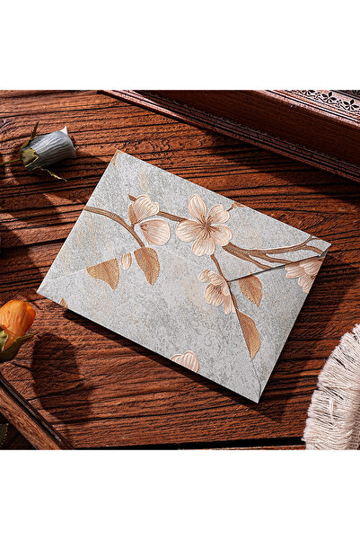 Choice7 C 10pcs Oriental Yunjin Brocade Vintage Embossed Letter Envelope Eleg...