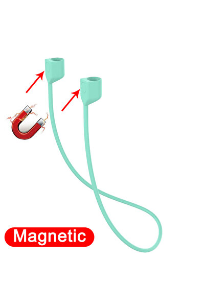 Choice B Mint Magnetic Anti-lost Rope Strap Silicone Earphones String for Air...
