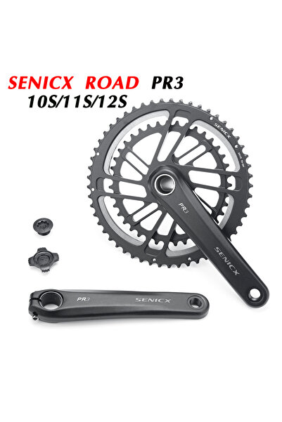 Choice دراجة طريق SENICX مقاس 34-50T مقاس 165 مم، 2x10/11/12 سرعة، سلسلة كرنك...