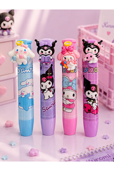 ÖZ OFİS Kuromi My Melody Cinnamoroll Sanrio Figürlü Silgi - İz Bırakmaz - Kar...