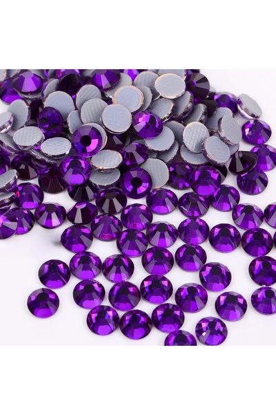 Choice SS20-1440PCS JD-Chunzi SS6-30 HotFix Royal Violet Purple Glitter Glass...
