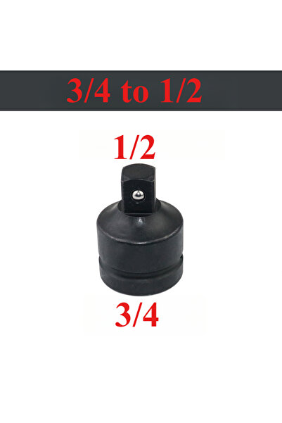 Choice3 محول مقبس من 3-4 إلى 1-2، محول من 1/2 إلى 3/8، من 3/8 إلى 1/4، من 3/4...