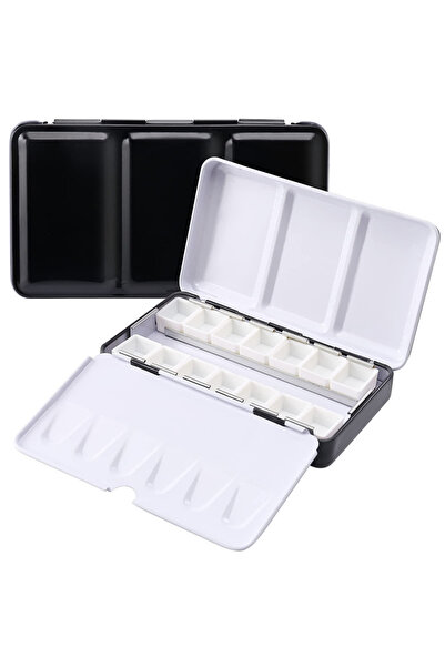 Choice Small Set Empty Metal Watercolor Tin Palette Box With 14/26/52pcs Deta...