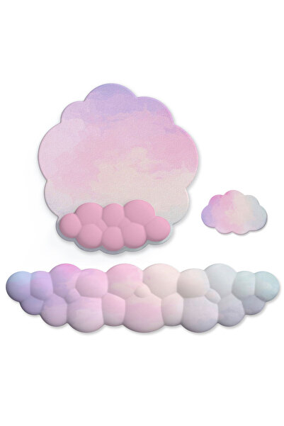 Choice 3 in 1 set2 Cloud Keyboard Wrist Rest Mouse Pad Wrist Support Keyboard...