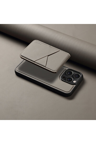 Choice18 iPhone 15 dark gray 2 In 1 Detachable Magnetic Leather Case for IPho...